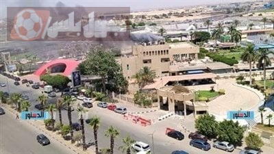 حريق مطعم الأهلي