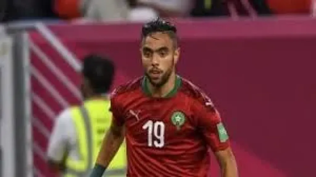 محمد الشيبي اساسي مع منتخب المغرب